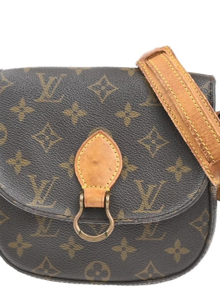 Louis Vuitton Mini Saint Cloud Shoulder Bag Monogram Leather Bn M51244 32ma505